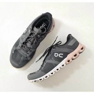 On Cloud Cloudflow Helion Cloudtec Gray Pink Running Shoes Size 7.5 Sneakers